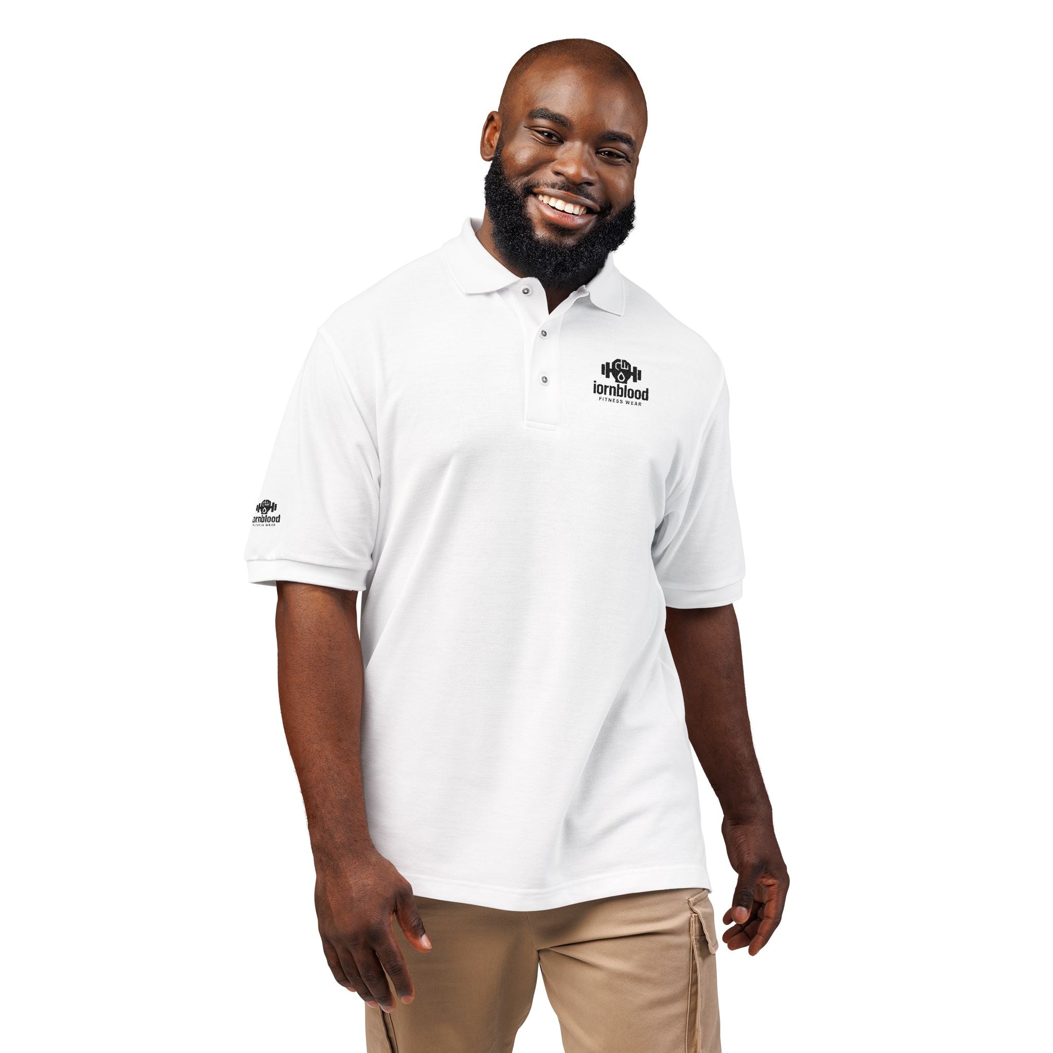 Embroidered Logo Polo Shirt — Classic Corporate Golf Polo