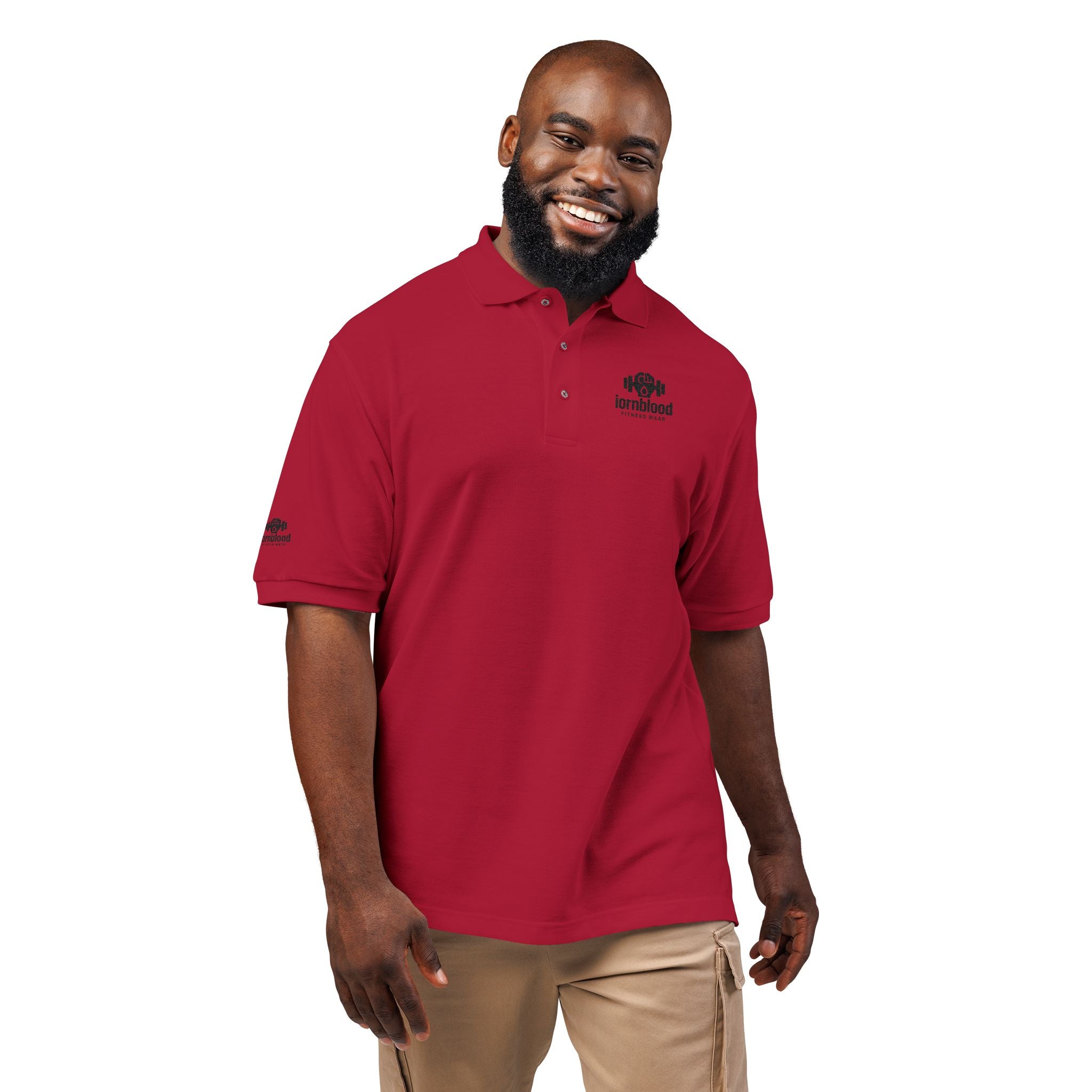 Embroidered Logo Polo Shirt — Classic Corporate Golf Polo