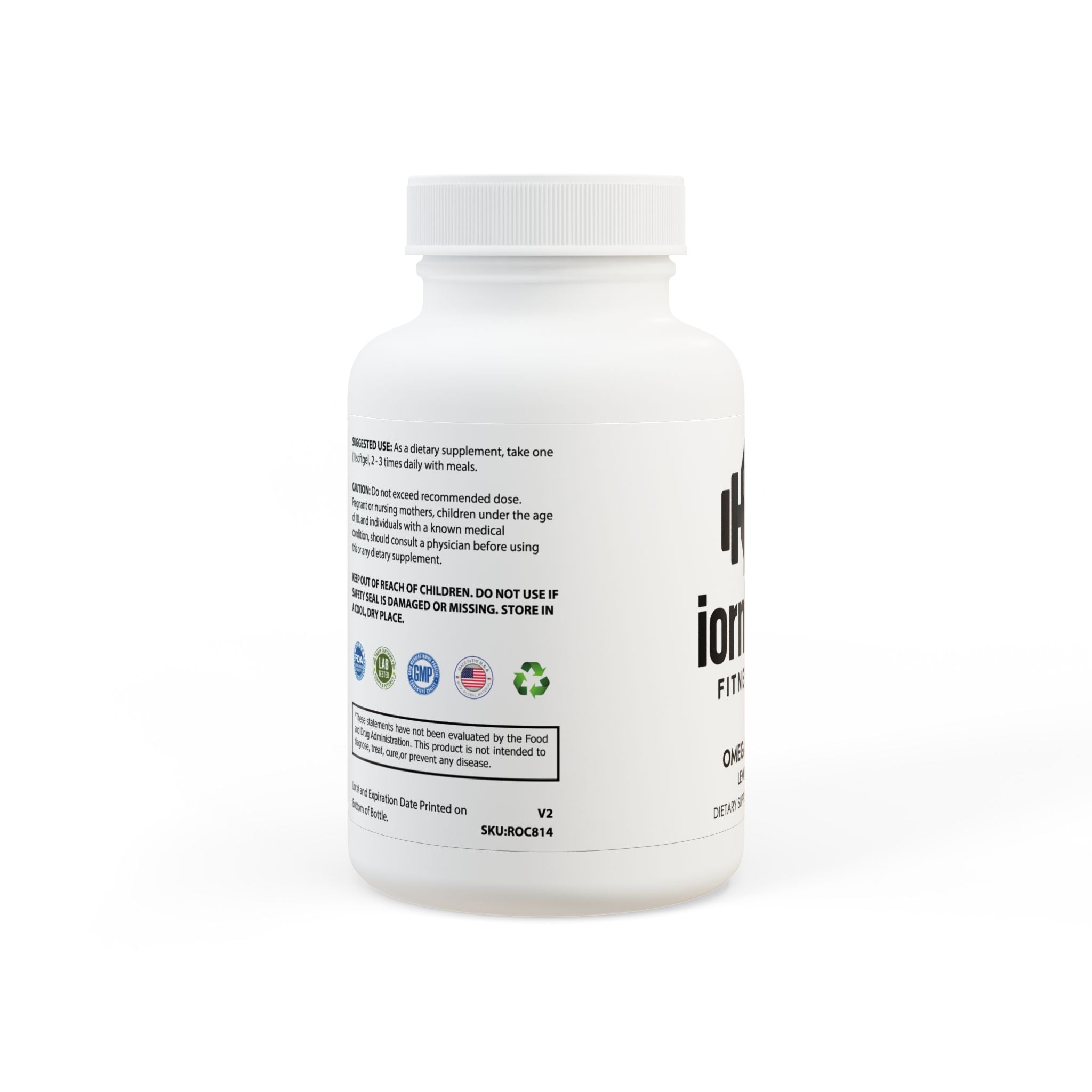 Omega 3 Fish Oil Supplement (60 Softgels)