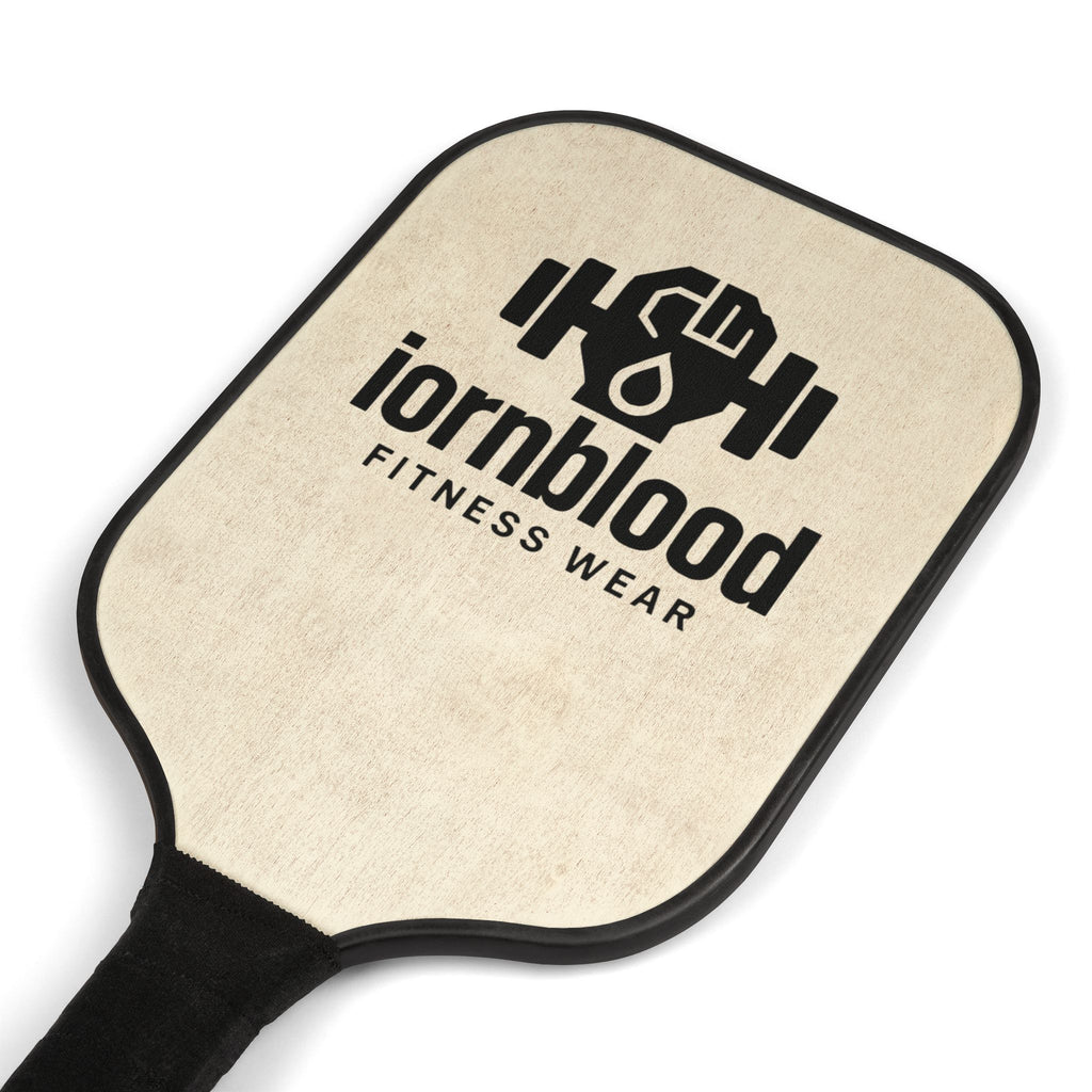 Pickleball Paddle Set — Iornblood Logo Wooden Paddles with Balls